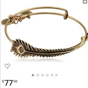 Alex and ani peacock bracelet
